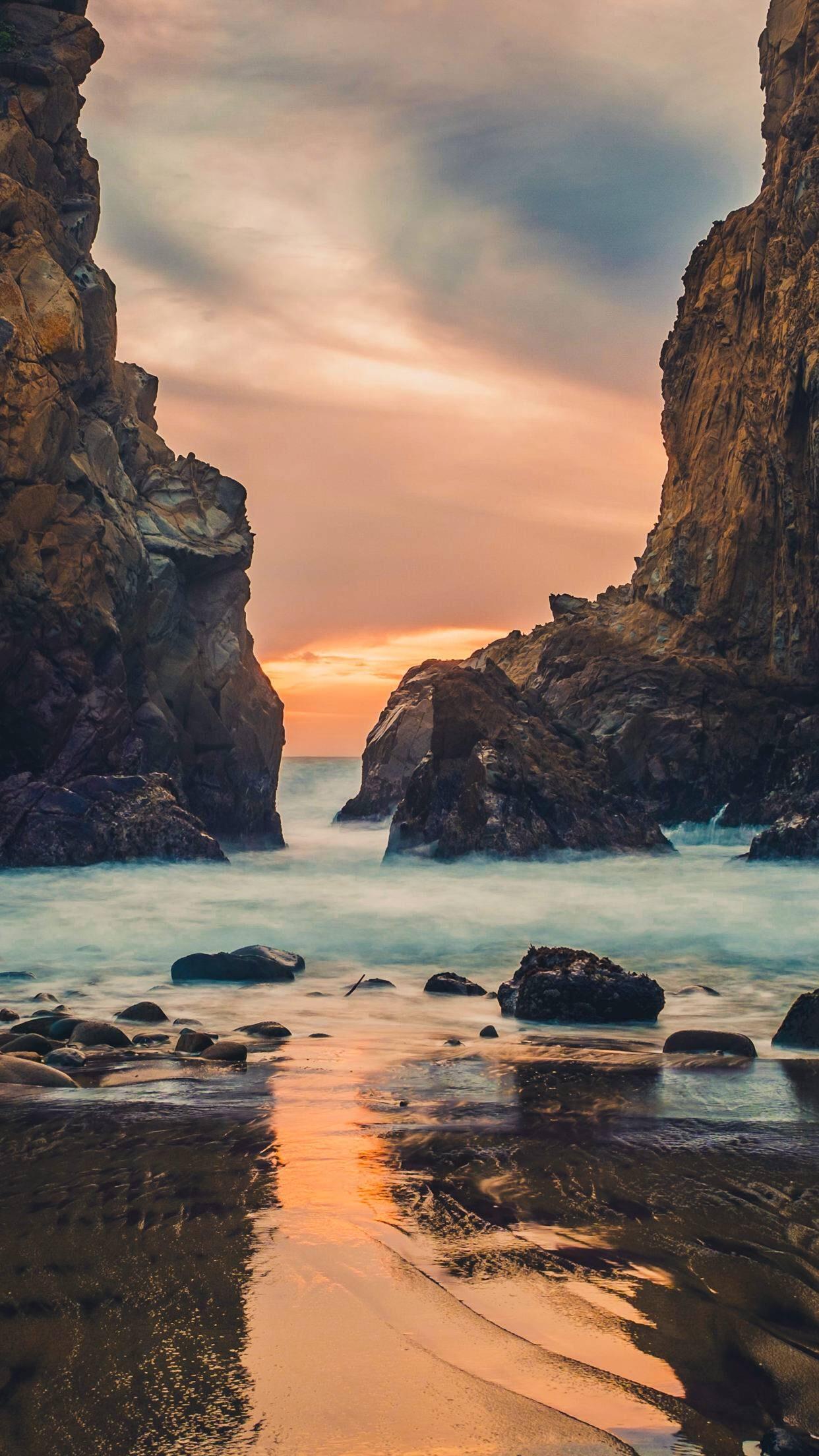 1242x2208 Beach iPhone Wallpaper 4k