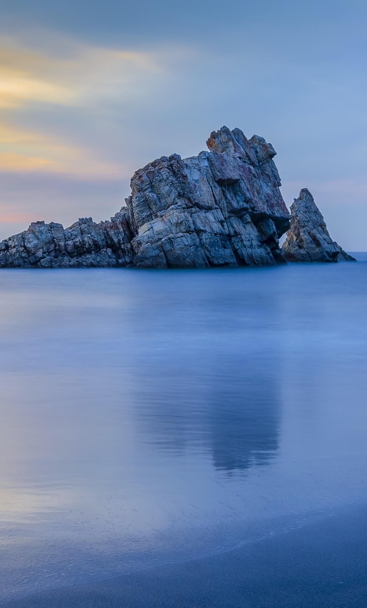 1280x2120 Sunset On An Asturian Beach 4k iPhone HD 4k Wallpaper, Image, Background, Photo and Picture