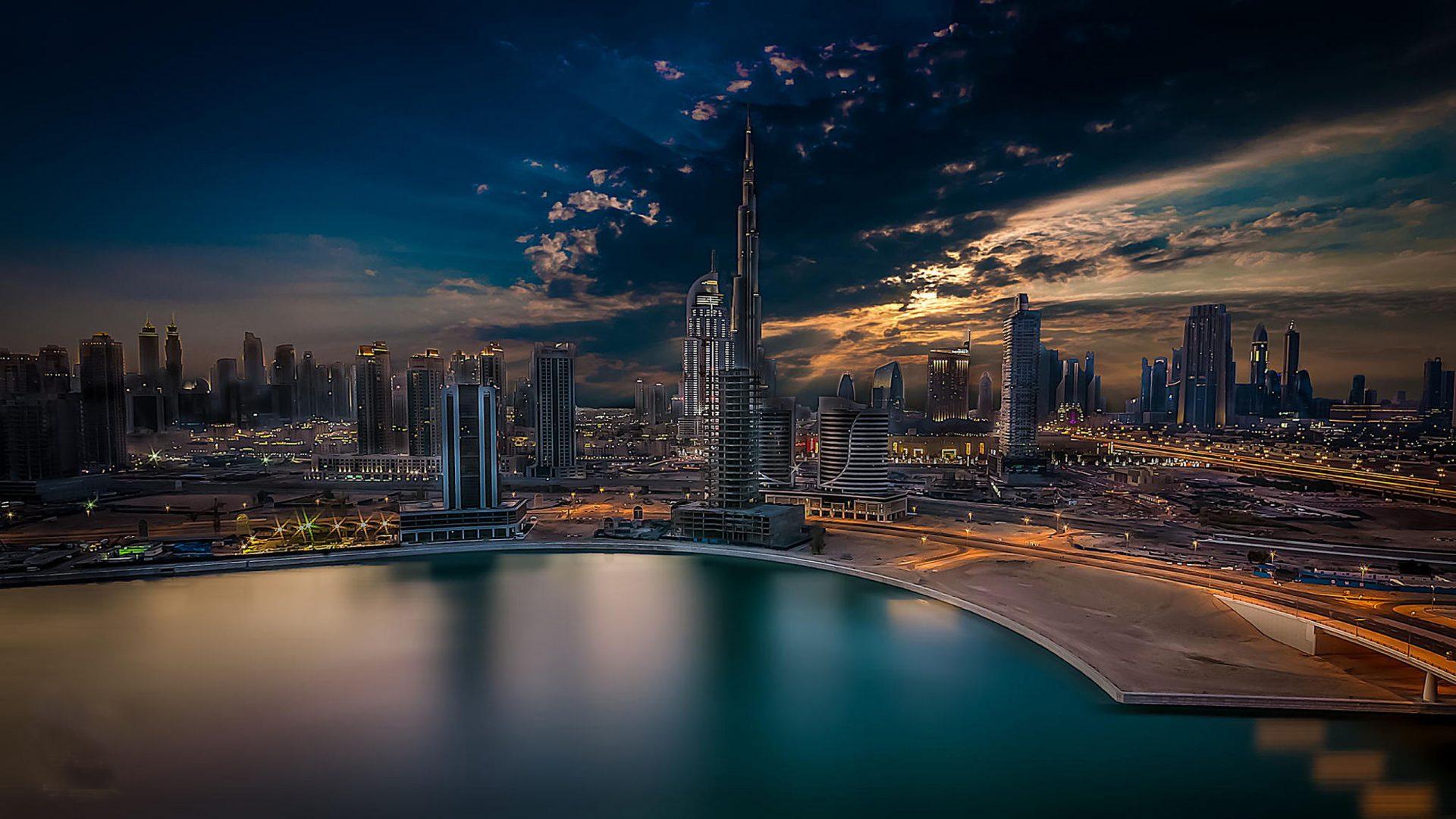 1920x1080 City Dubai Arabic Dream Burj Khalifa United Arab Emirates Desktop Wallpaper HD 2560x1440 :