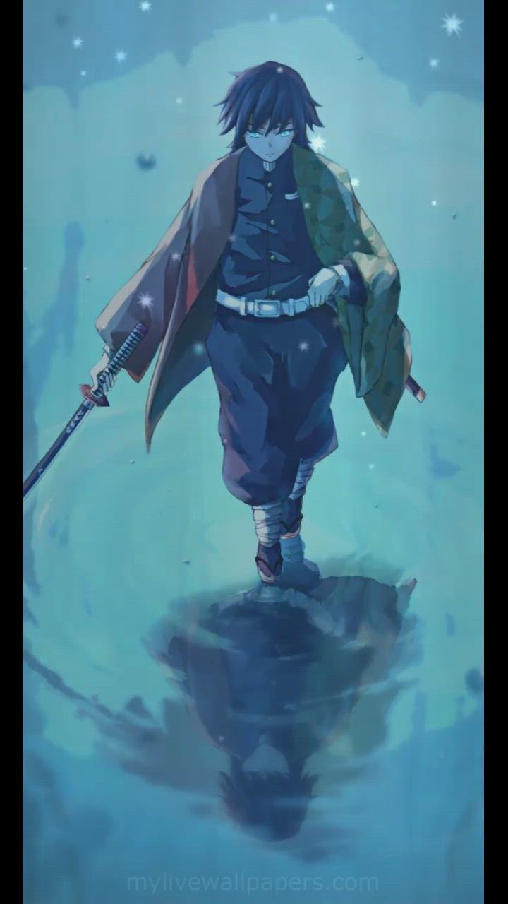 720x1280 Save & Follow. Giyu Tomioka • Live Wallpaper • Demon Slayer • Kimetsu no Yaiba. Anime, Anime wallpaper live, Anime films