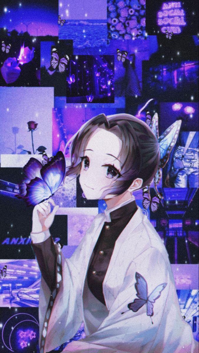 676x1200 Shinobu Kochou Wallpaper. Anime wallpaper, Anime, Wallpaper