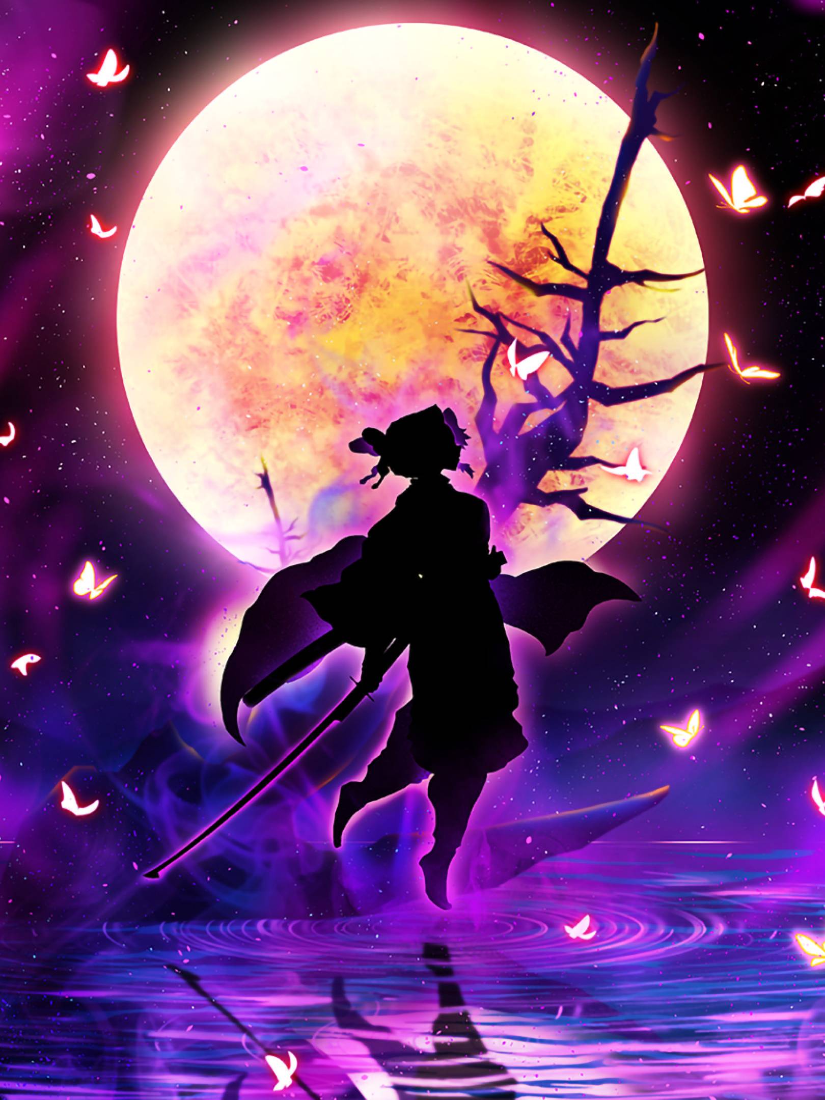 1620x2160 Shinobu Kochou Kimetsu no Yaiba 1620x2160 Resolution Wallpaper, HD Anime 4K Wallpaper, Image, Photo and Background