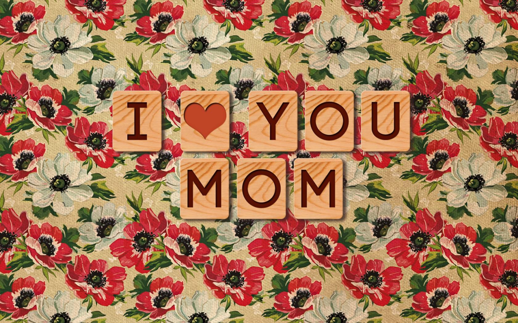 1680x1050 motherand039s, Day, Mom, Love, Hearts, Text, Statement, Flowers, Mood, Emotion Wallpaper HD / Desktop and Mobile Background
