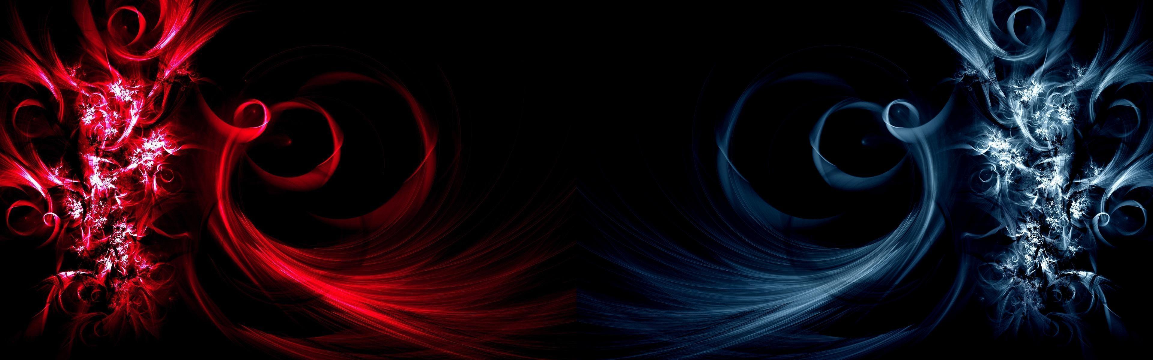 3840x1200 Windows 8 Dual Monitor Wallpaper 84 Monitor Wallpaper Red HD Wallpaper