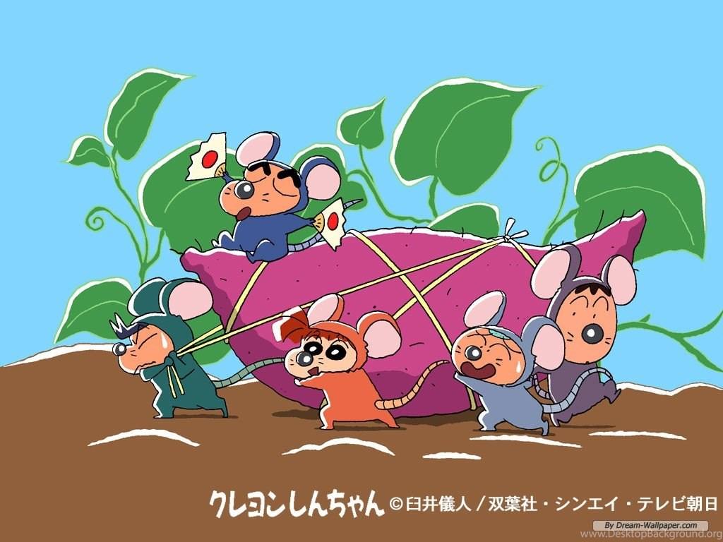 1024x768 Free Wallpaper Free Cartoon Wallpaper Crayon Shin chan. Desktop Background