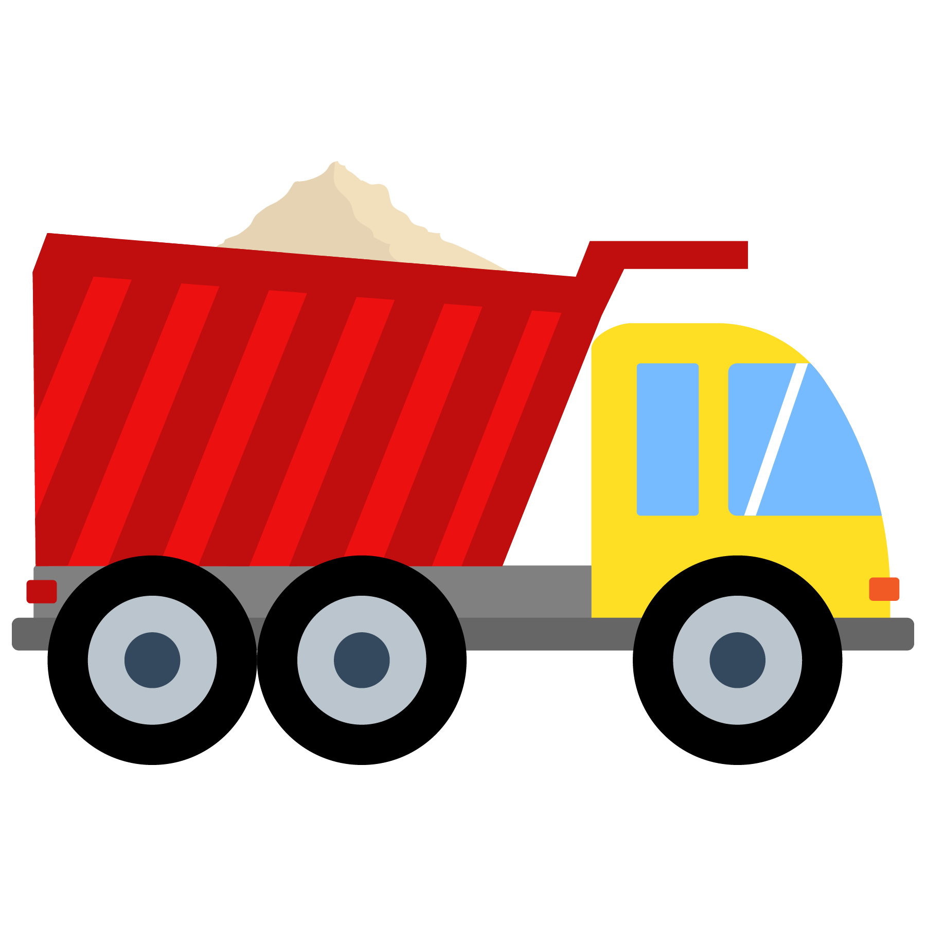 1800x1800 Construction Truck Cartoon Image