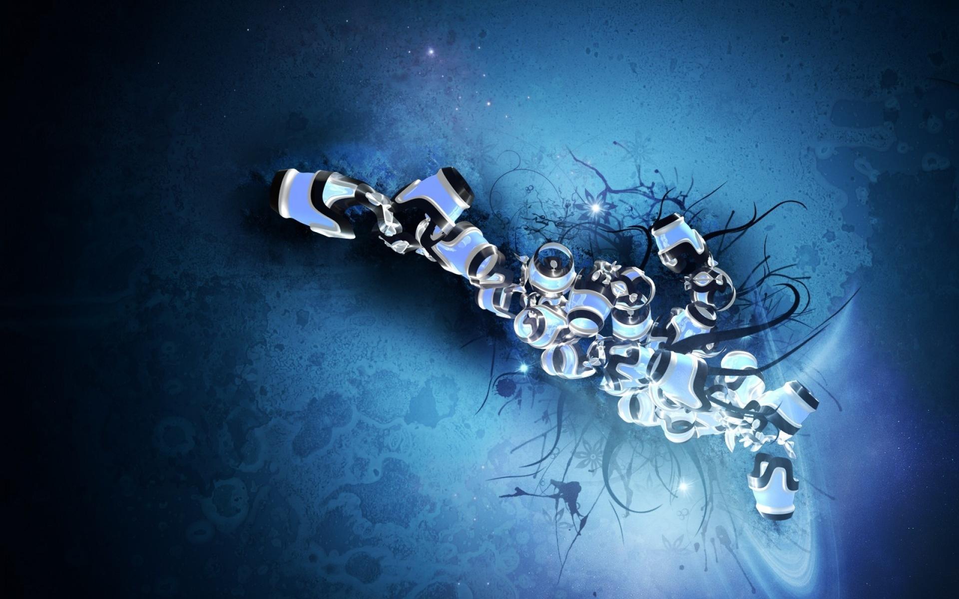 1920x1200 Figures Light Bright Blue wallpaper. Figures Light Bright Blue