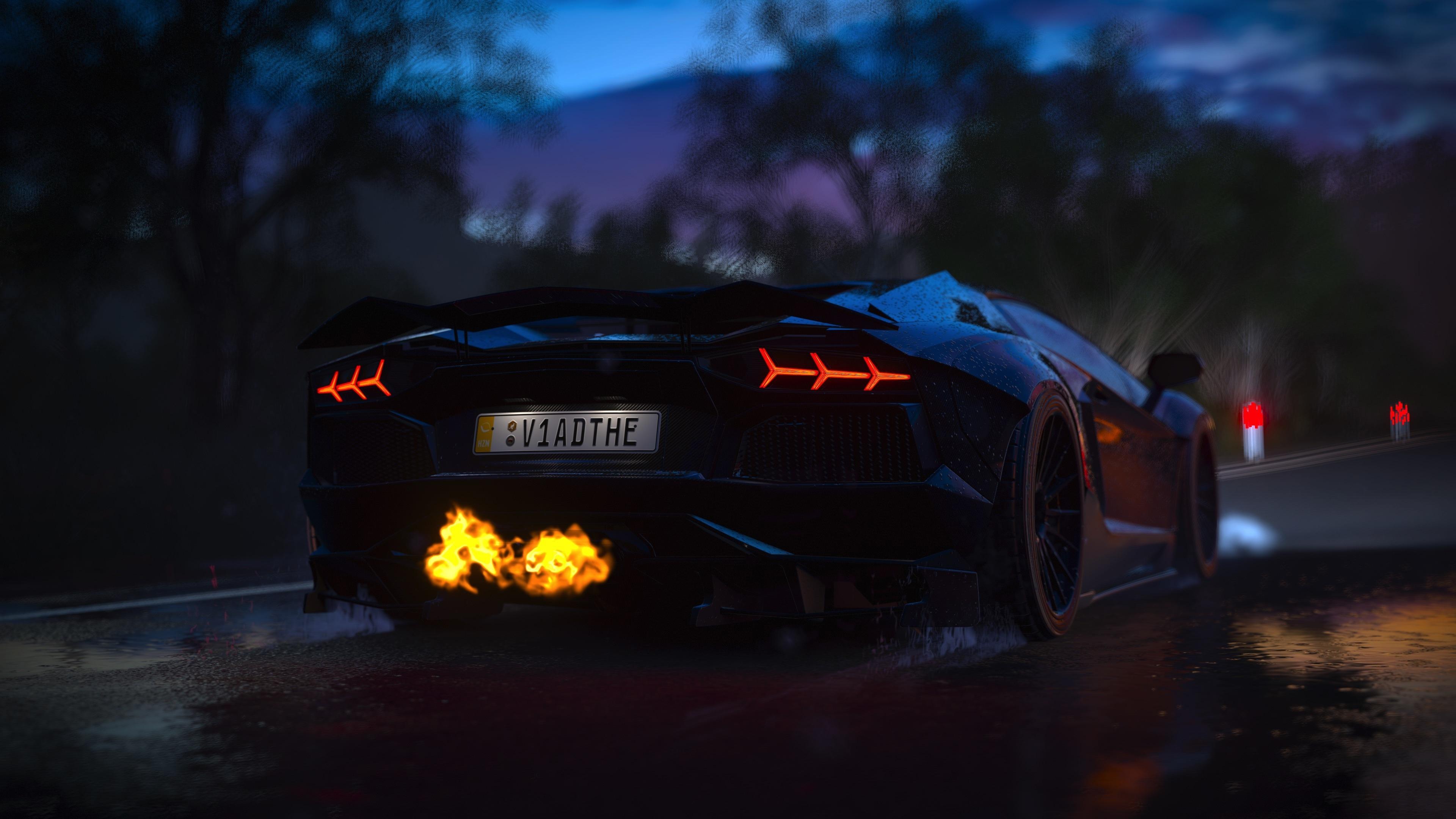 3840x2160 Download 3840x2400 wallpaper forza horizon lamborghini aventador, sports car, video game, 4k, ultra HD 16: widescreen, 3840x2400 HD image, background, 2451
