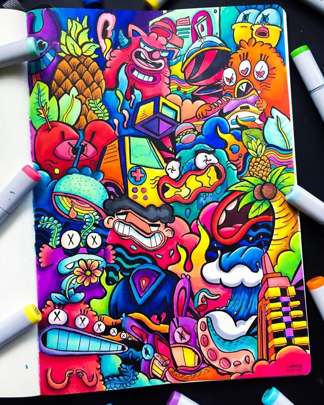 1080x1350 Gawx Doodle Wallpaper