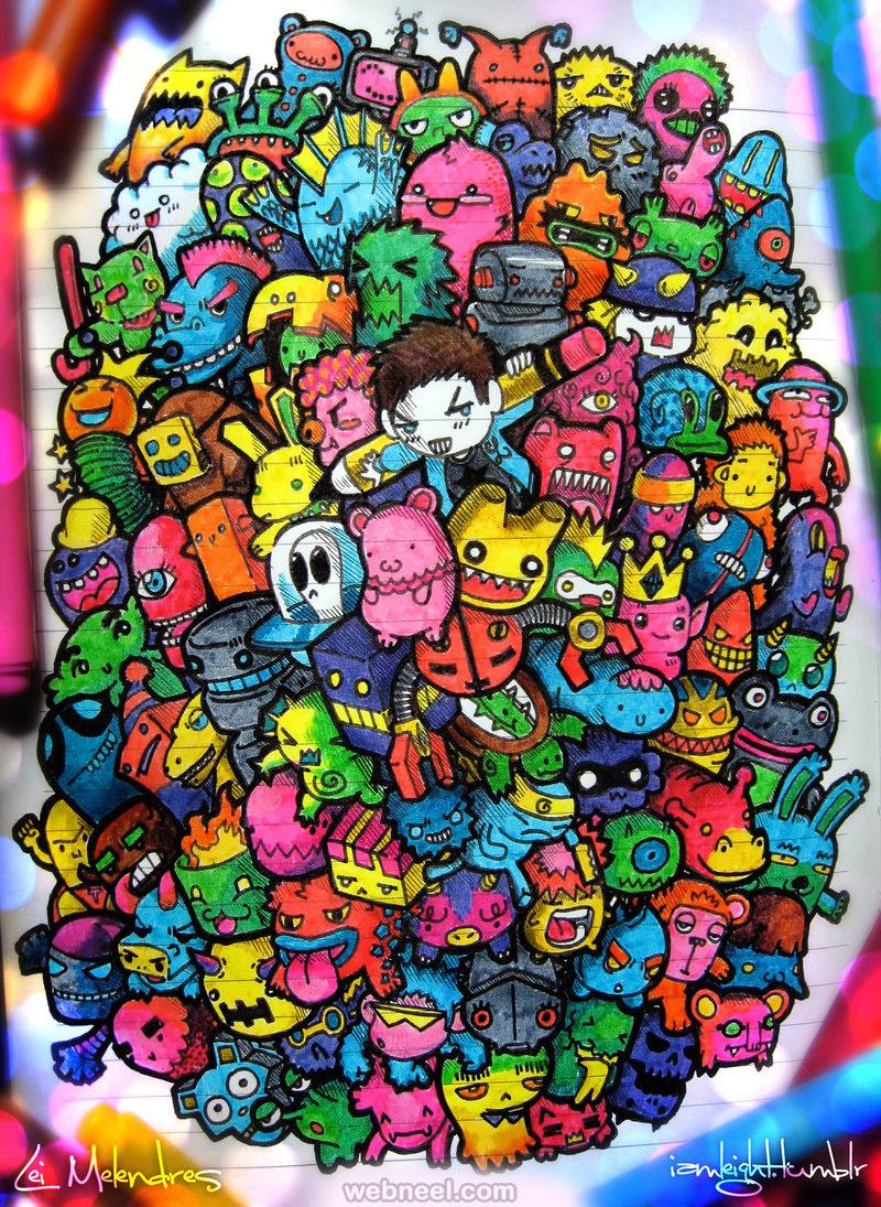 800x1095 Doodle Art Wallpaper HD Wallpaper