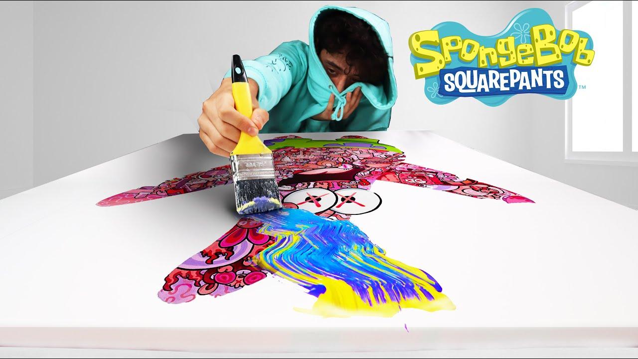 1280x720 I Made a Huge Painting For Spongebob Squarepants