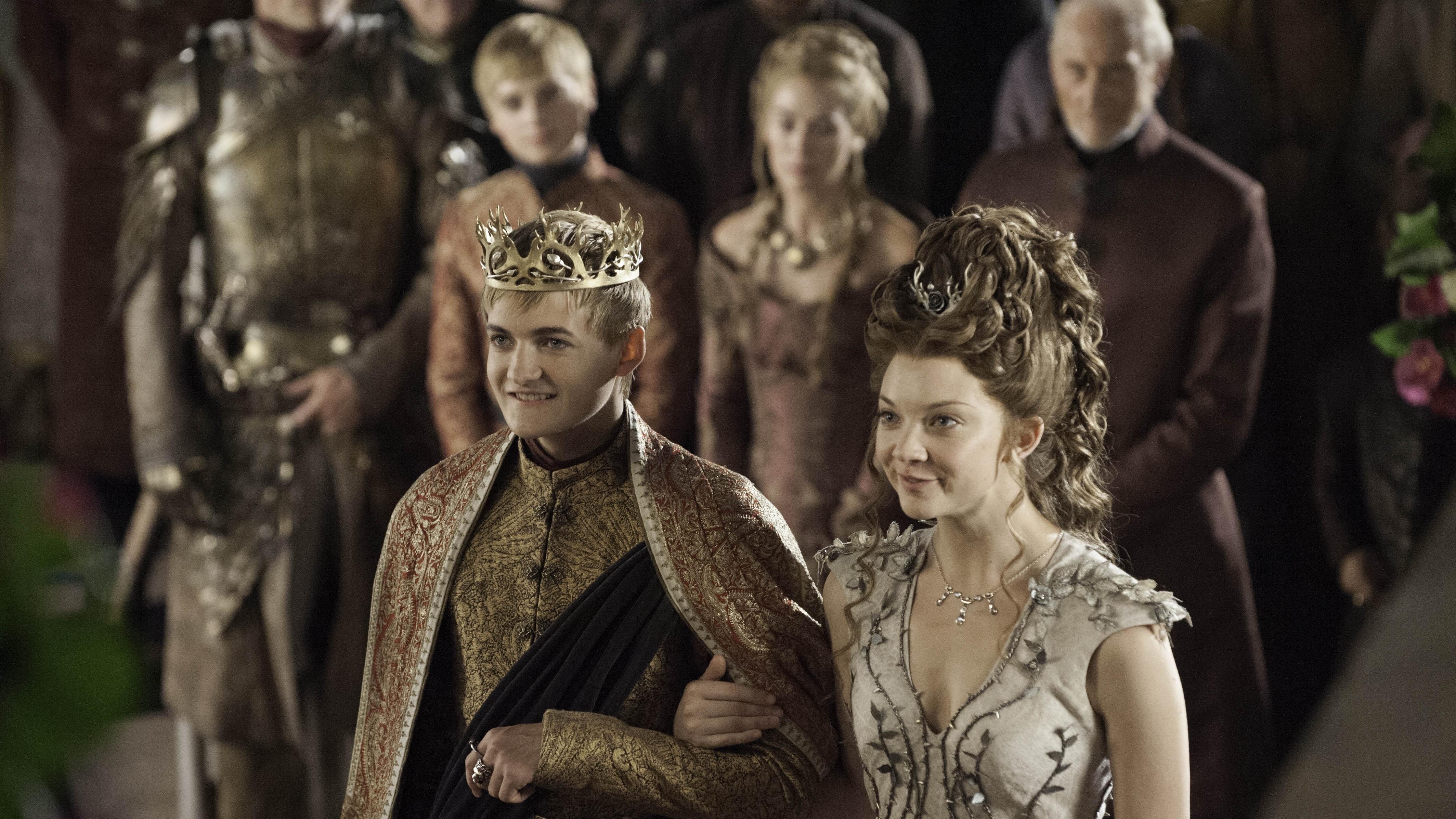 4256x2394 Jack Gleeson Joffrey Baratheon Margaery Tyrell Natalie Dormer Wallpaper:4256x2394