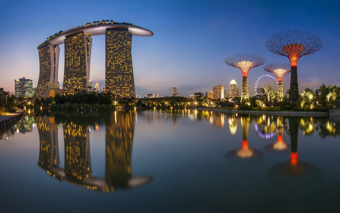 1440x900 Marina Bay Sands wallpaper 1440x900 desktop background