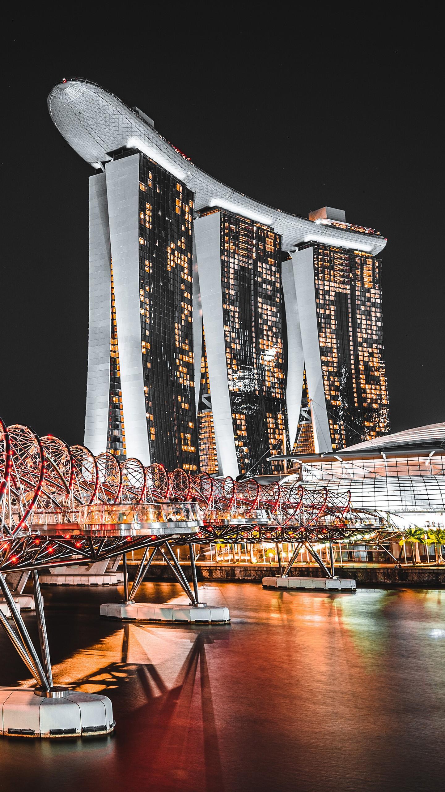 1440x2560 Marina Bay Sands 4K 5K HD Wallpaper