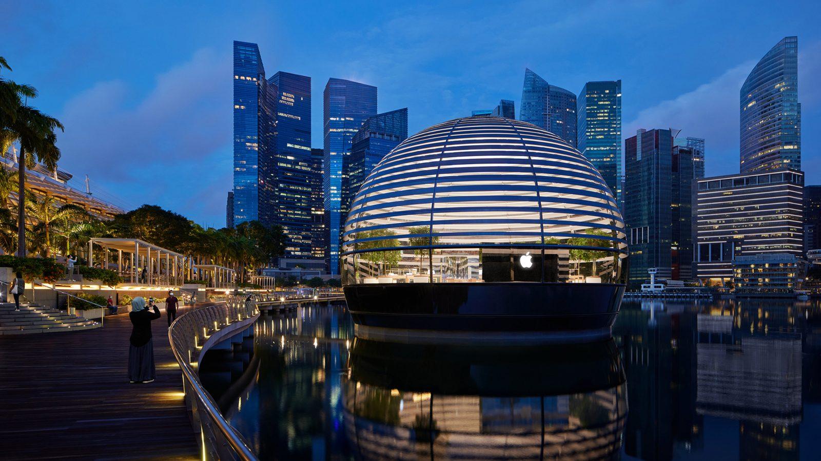 1600x900 The lantern on the bay: Apple Marina Bay Sands illuminates Singapore