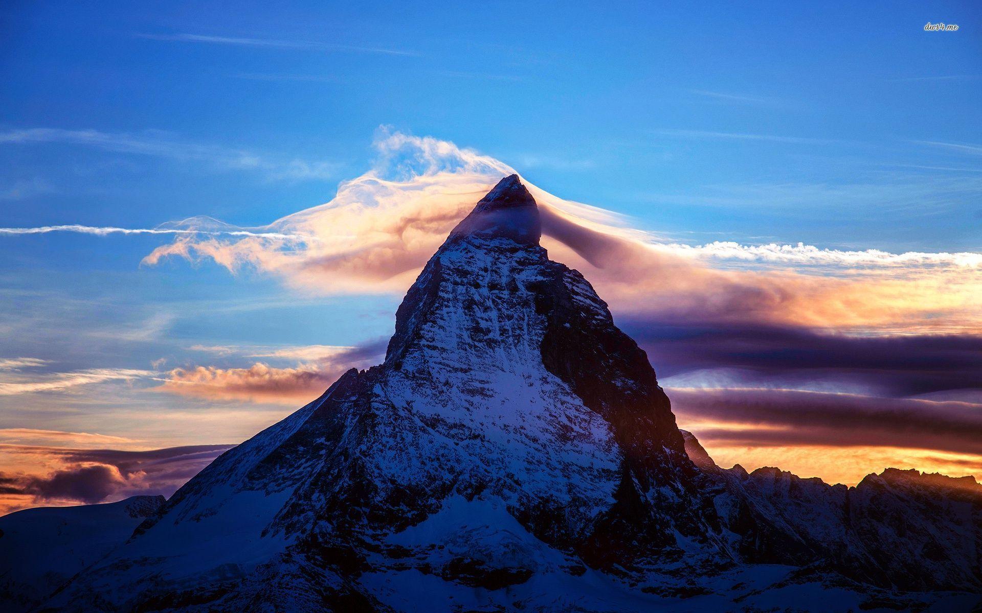 1920x1200 Matterhorn HD Wallpaper. Switzerland mountains, Matterhorn, Matterhorn mountain