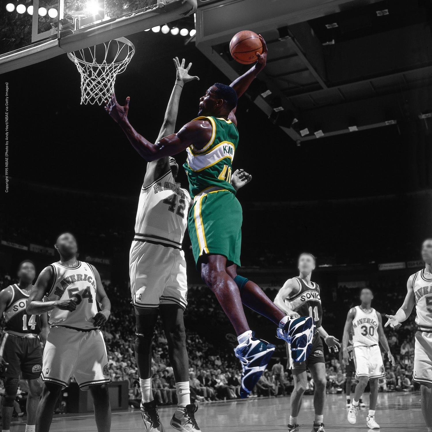 1500x1500 Shawn Kemp Action Portrait and Hollywood