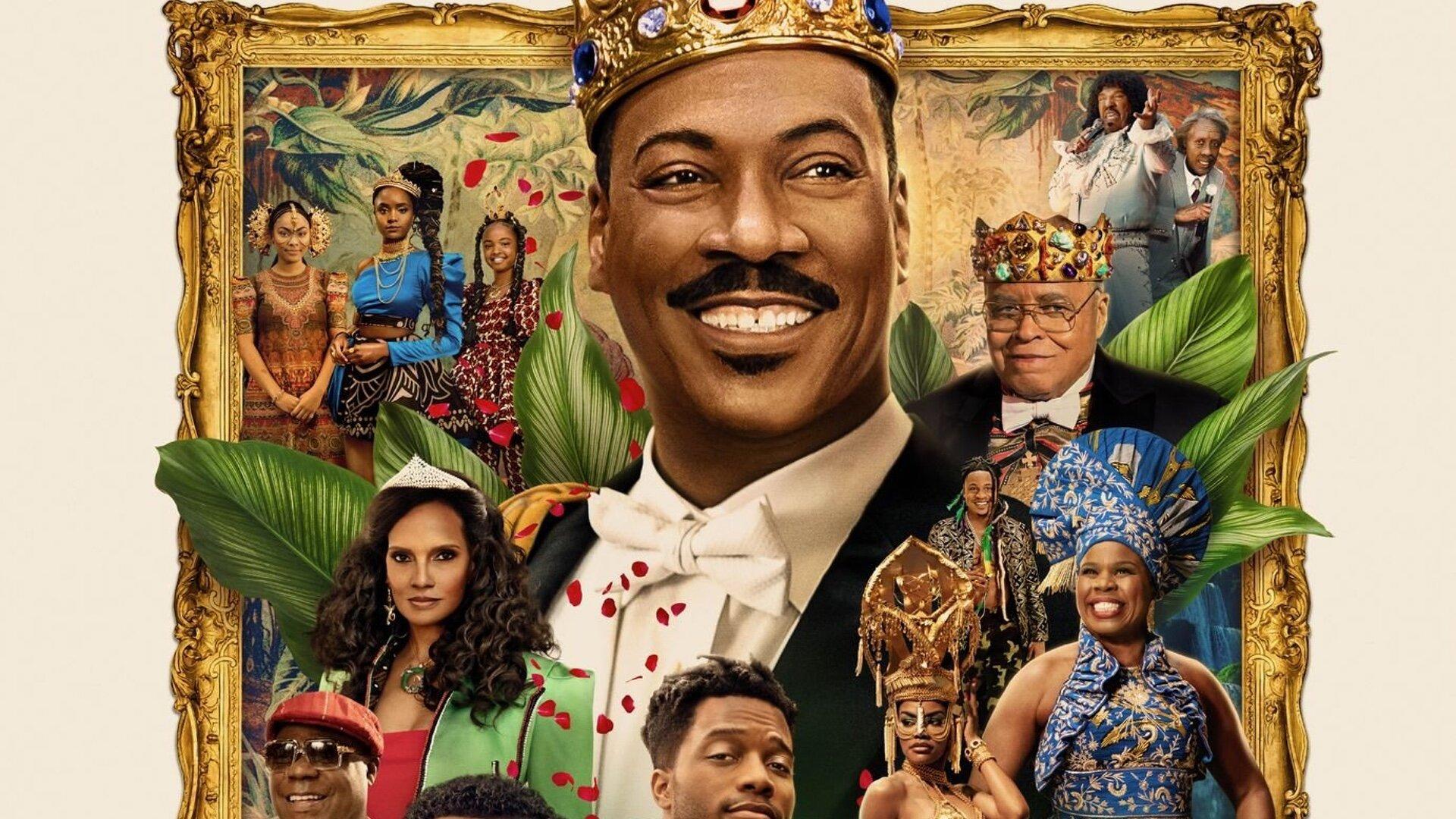 1920x1080 Poster Art for Eddie Murphy's COMING 2 AMERICA Featuring a Whole Cast of Characters