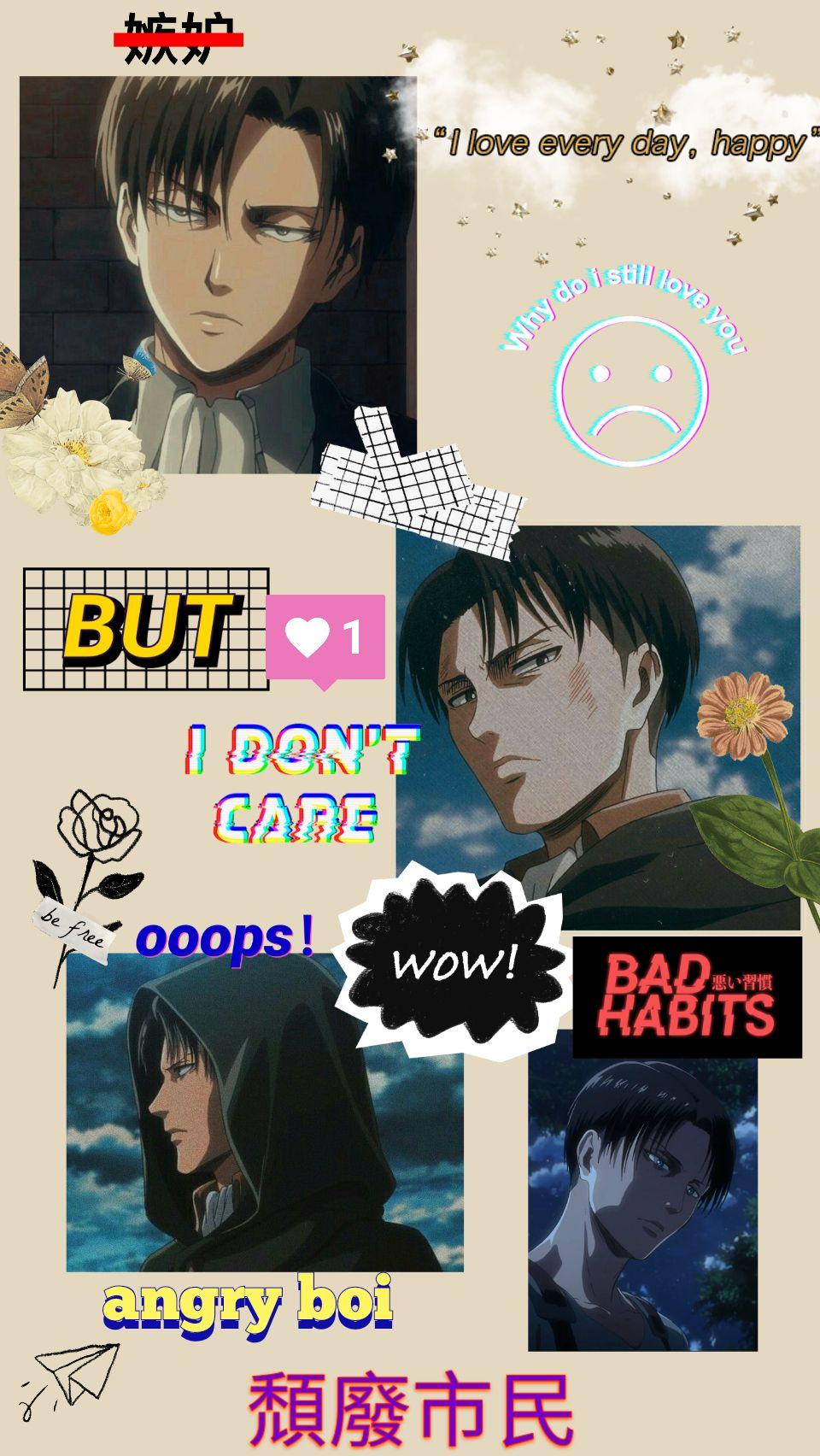 960x1704 wallpaper Levi Ackerman. Aesthetic anime, Anime wallpaper phone, Anime wallpaper
