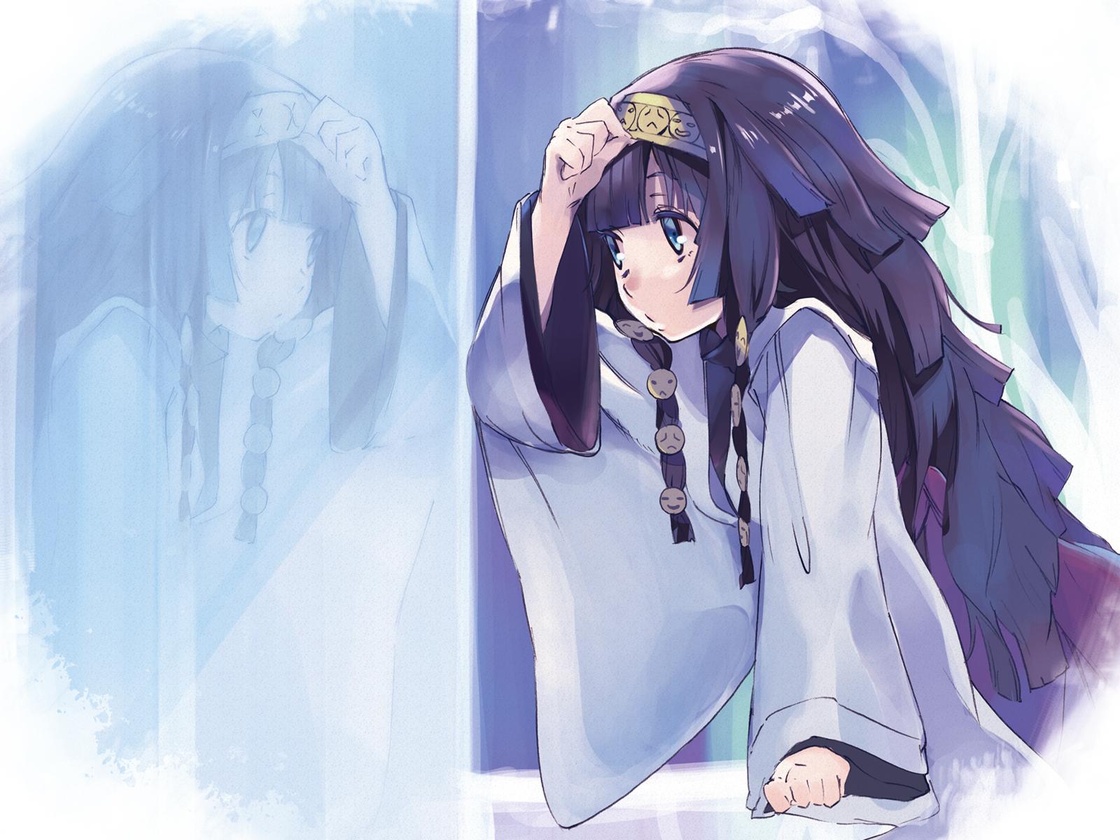 1600x1200 Alluka zoldyck black hair blue eyes headband hunter x hunter long hair wallpaperx1200