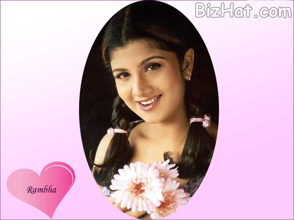 1024x768 BizHat.com of Tamil Film Actress Rambha
