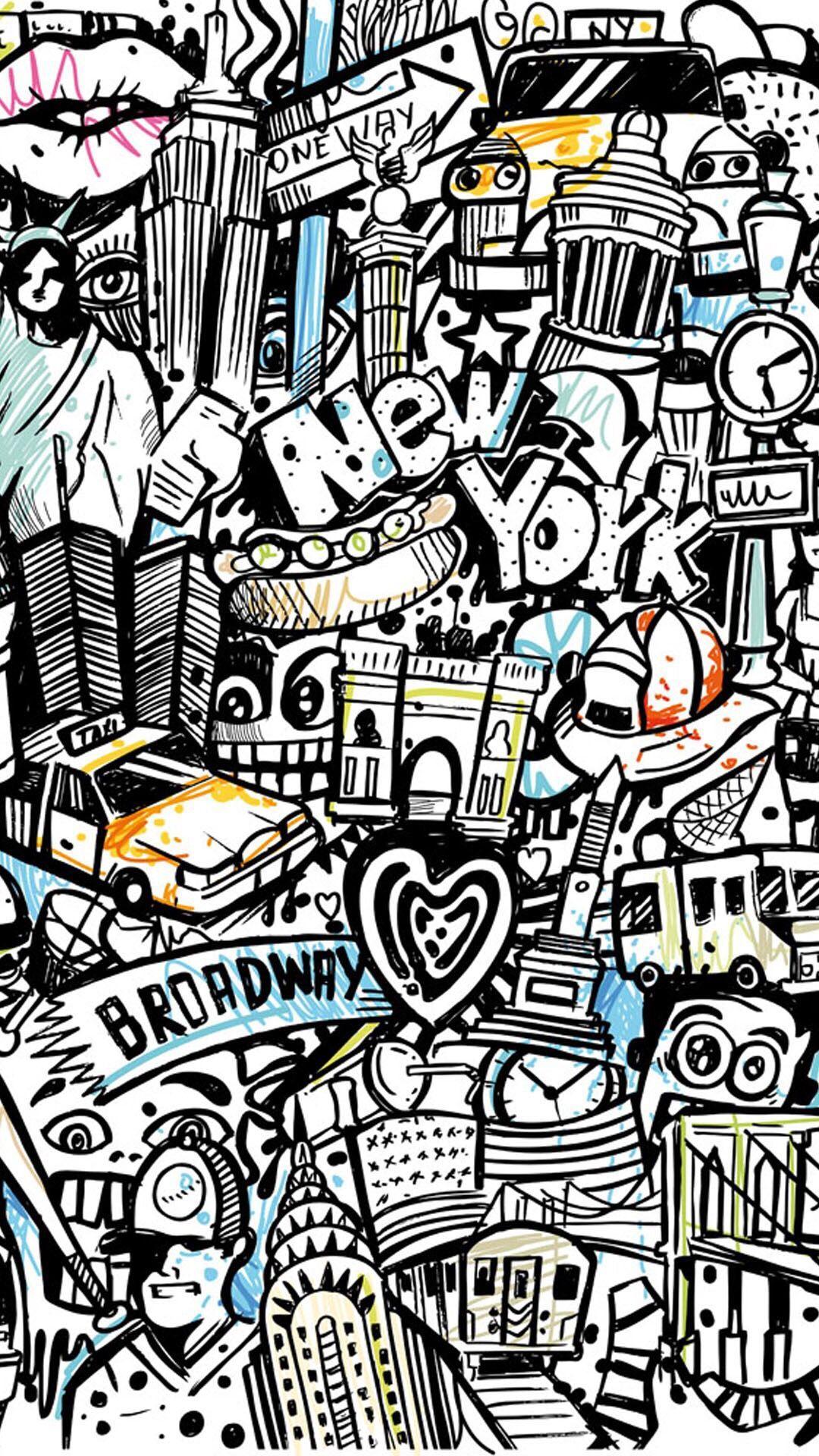 1080x1920 La Graffiti Wallpaper