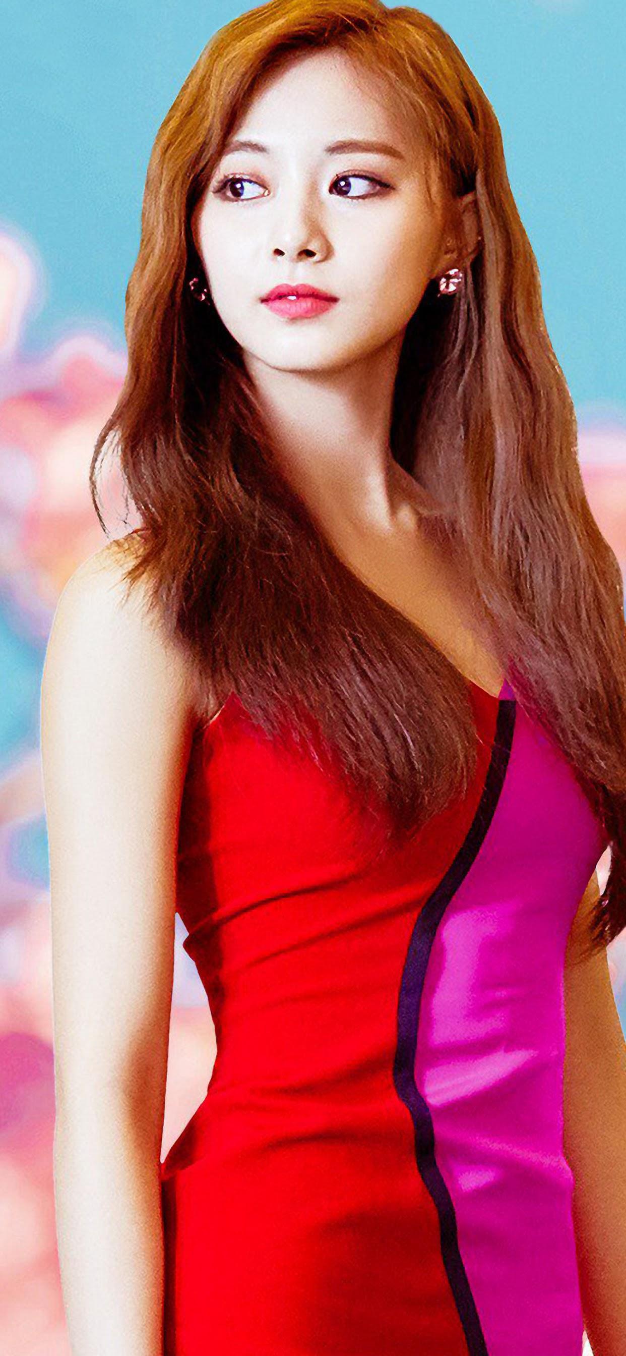 1242x2688 TWICE Fancy You Tzuyu 4K Wallpaper