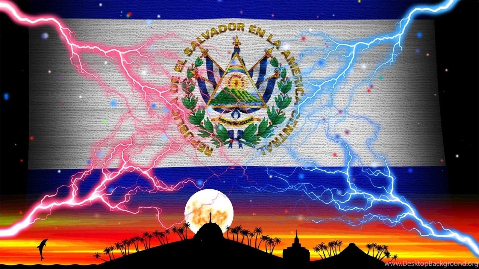 1600x900 El Salvador Flag Wallpaper Android Apps On Google Play Desktop Background