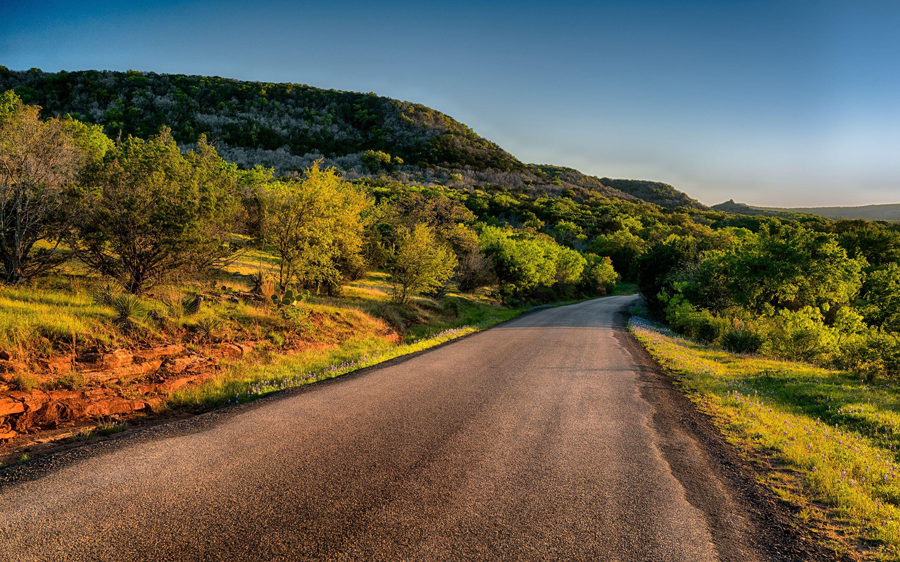 2880x1800 Texas Road Wallpaper