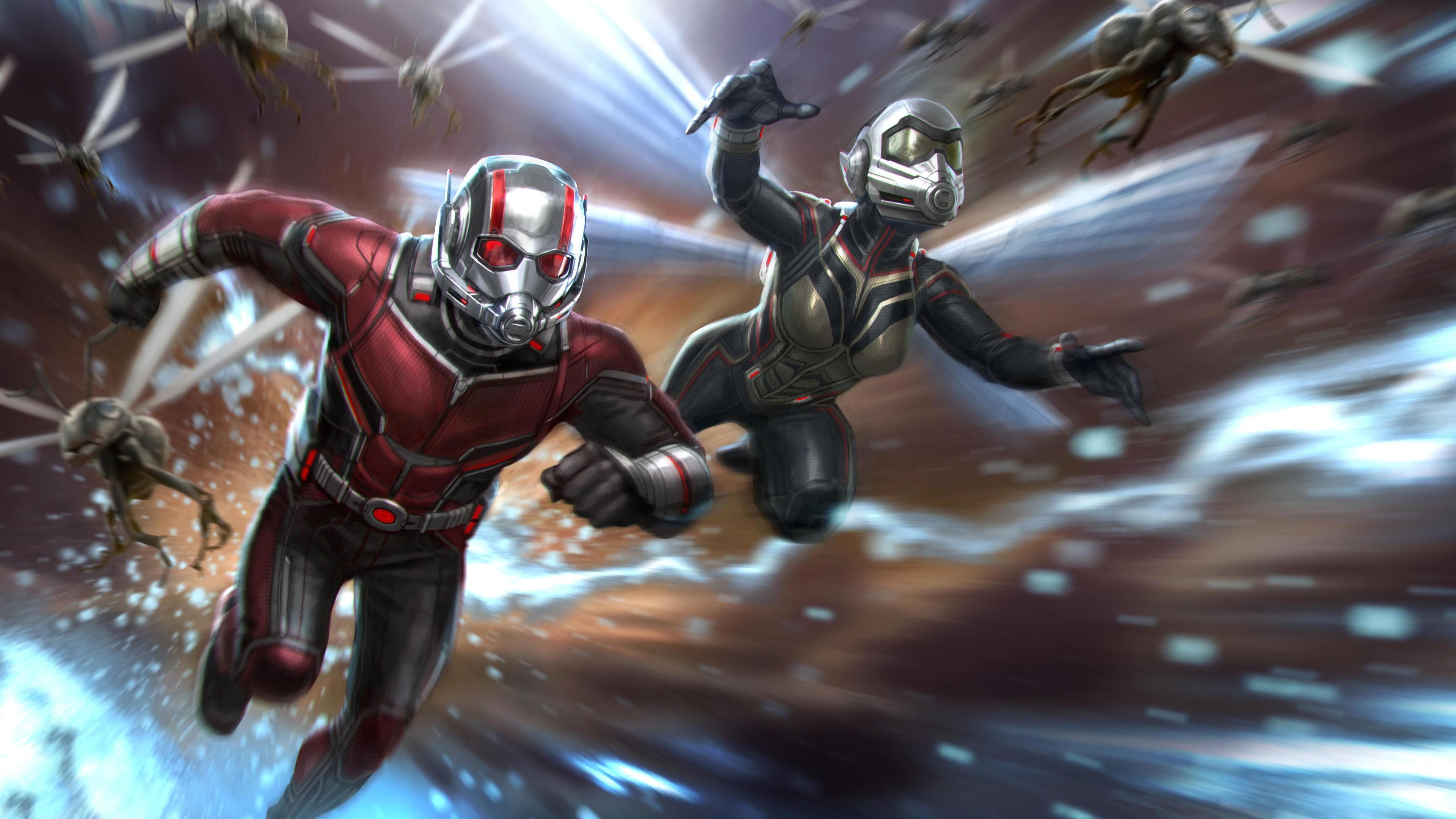 3840x2160 Wallpaper 4k Ant Man And The Wasp Movie Concept Art Wallpaper