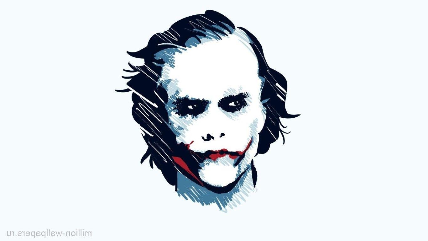 1366x768 Joker, Heath Ledger, Batman Wallpaper HD / Desktop and Mobile