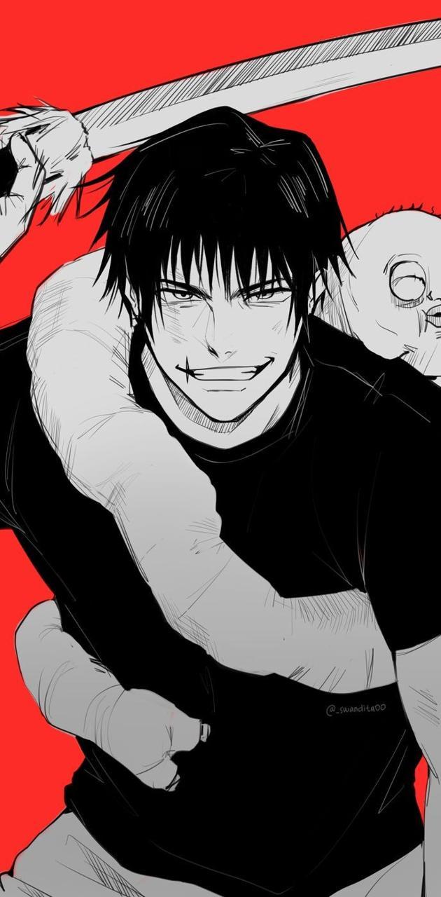 Toji fushiguro and megumi