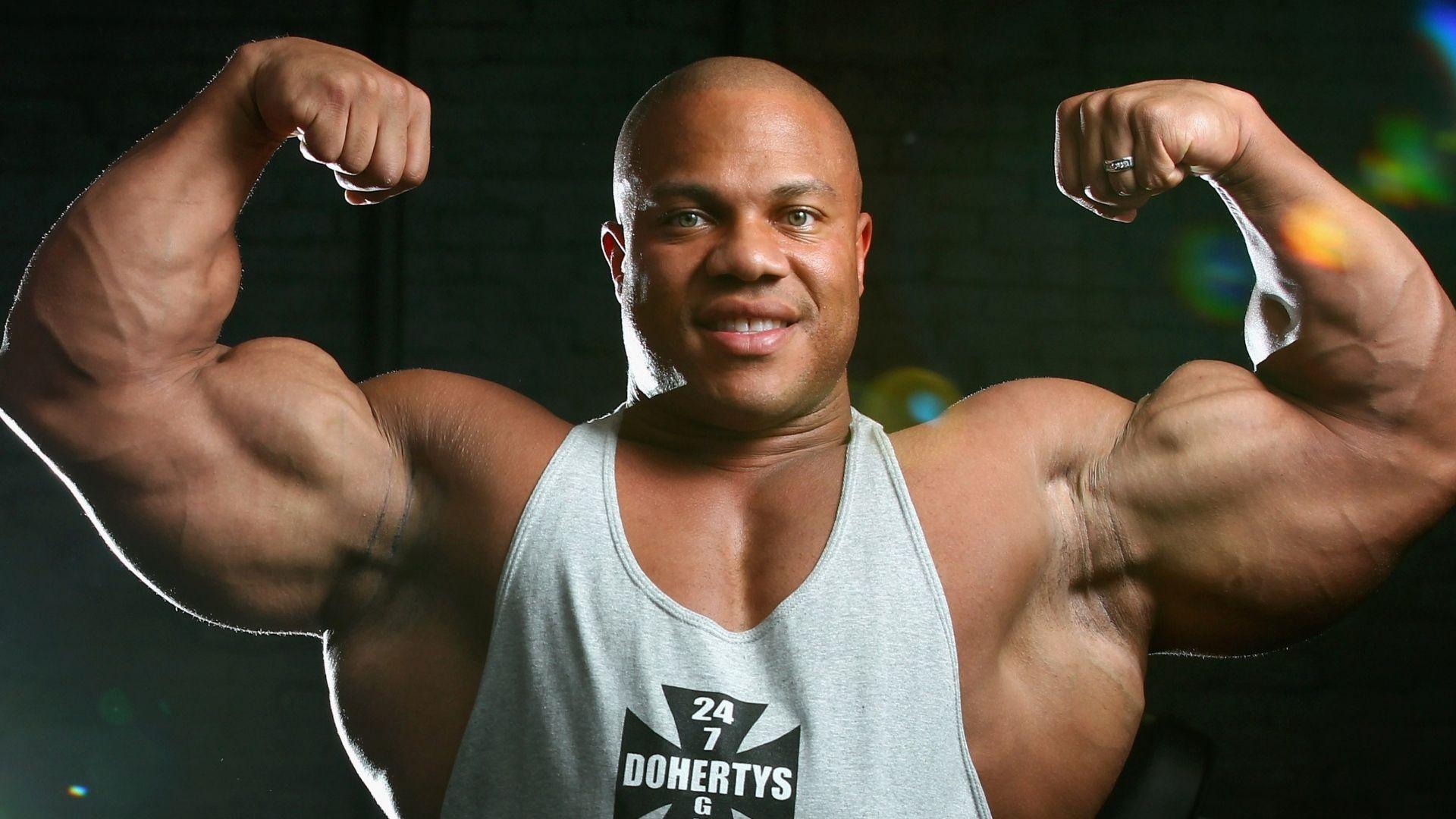 1920x1080 Download wallpaper 1920x1080 phil heath, bodybuilder, champion