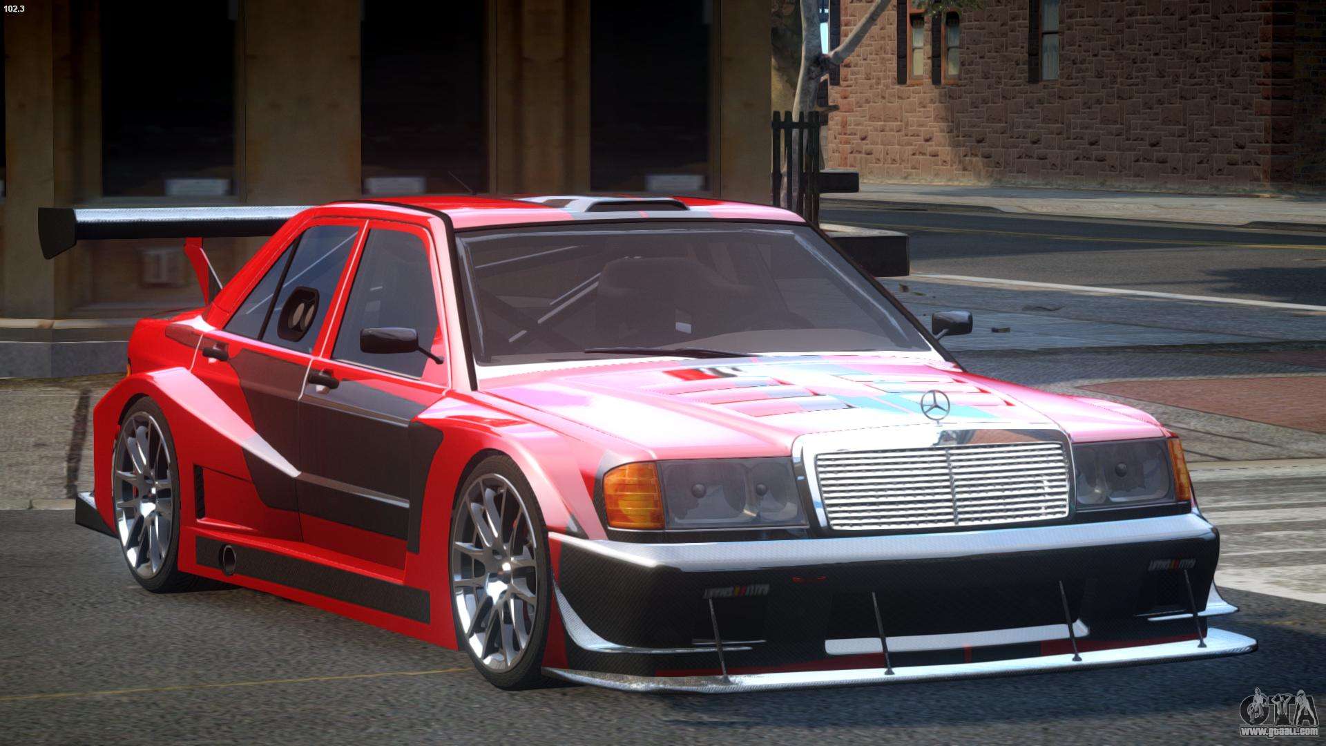 1920x1080 Mercedes Benz 190E W201 L11 For GTA 4
