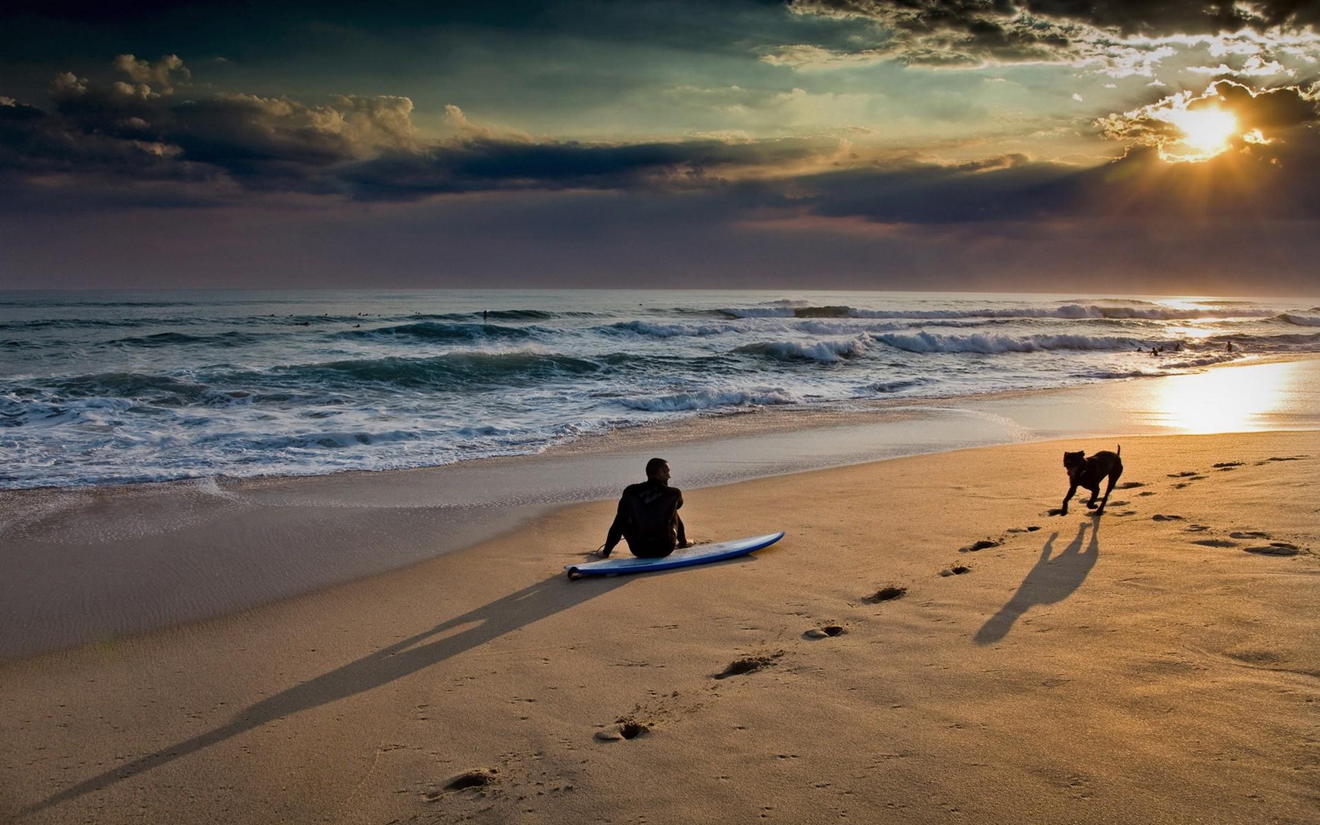 1920x1200 Free download nature beach sea waves dogs surfing people pets wallpaper background [1920x1200] for your Desktop, Mobile & Tablet. Explore Dogs on the Beach Wallpaper. Dogs on the Beach