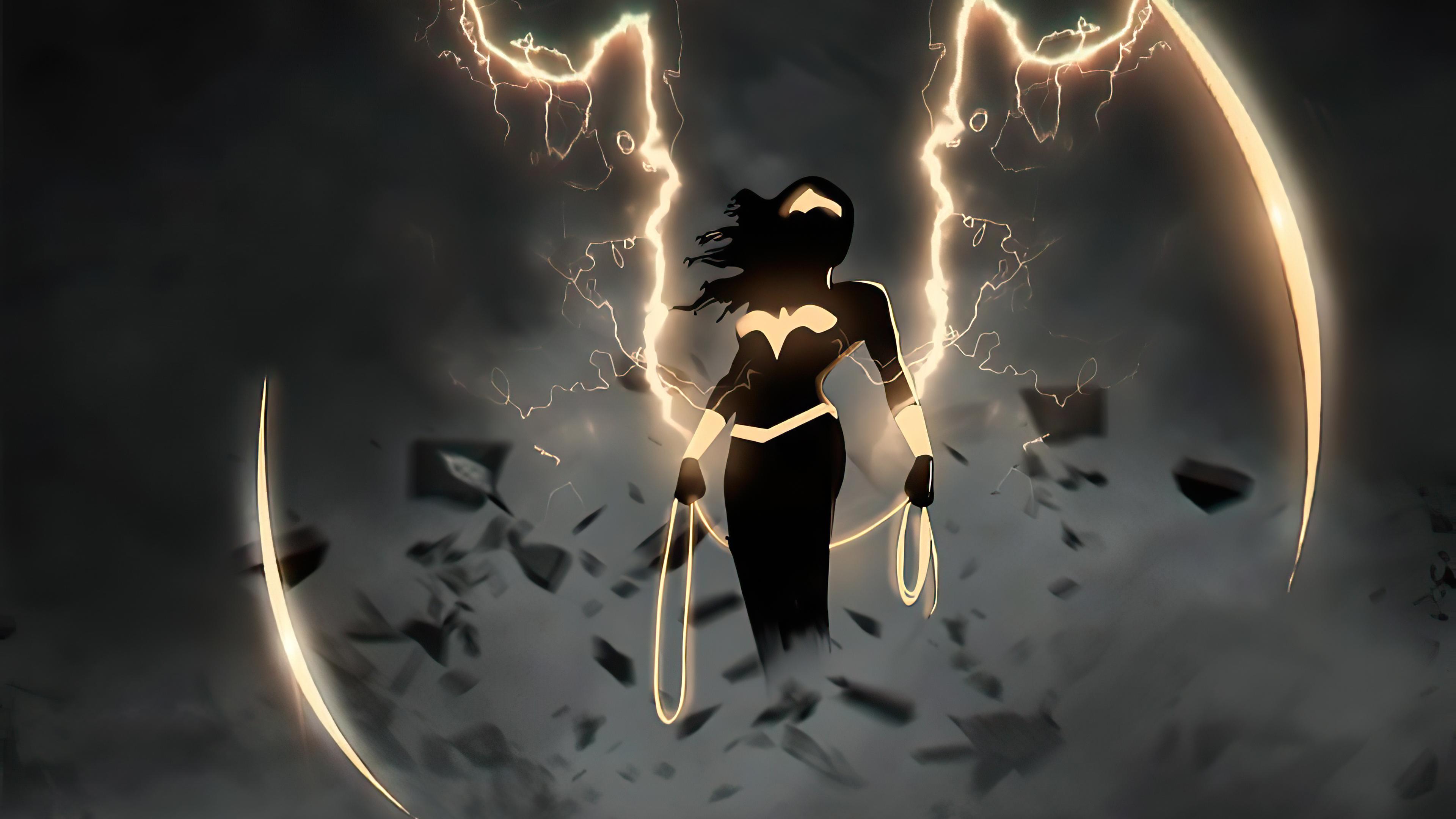 3840x2160 Wonder Woman Minimalism HD Superheroes, 4k Wallpaper, Image, Background, Photo and Picture