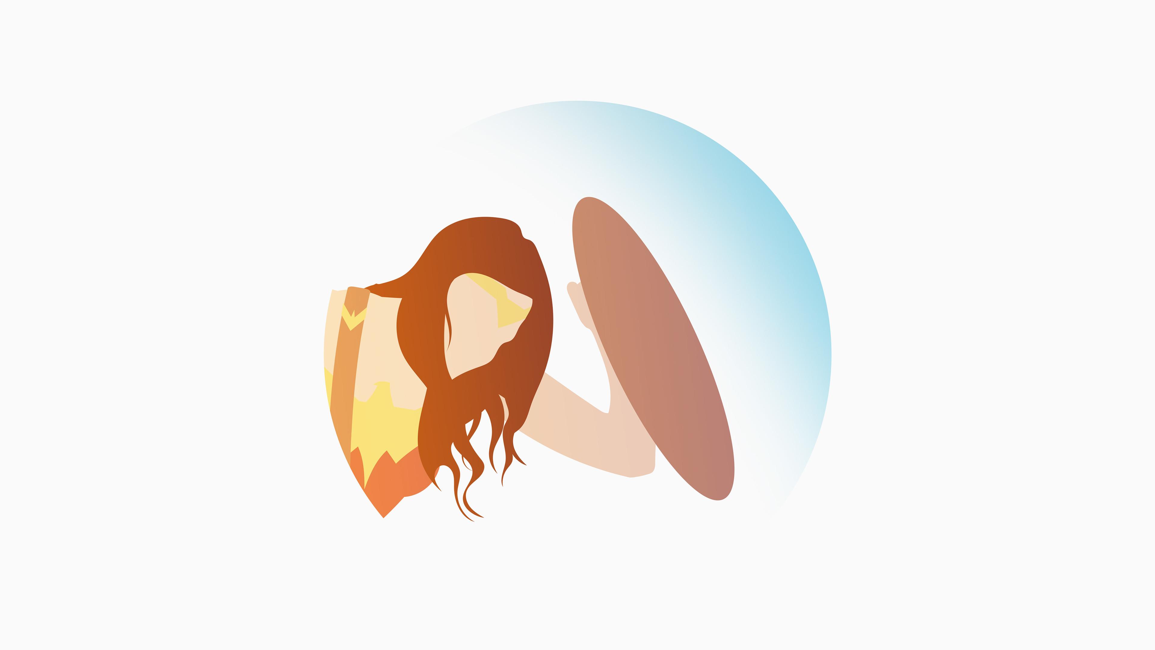 3840x2160 Wallpaper 4k Wonder Woman Minimalist Artwork Wallpaper