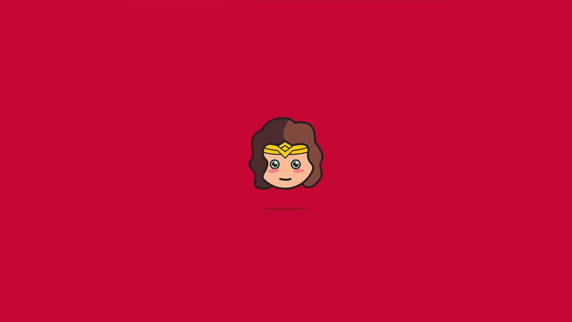 1920x1080 Desktop wallpaper wonder woman, illustrator, minimal, HD image, picture, background, 6967fe