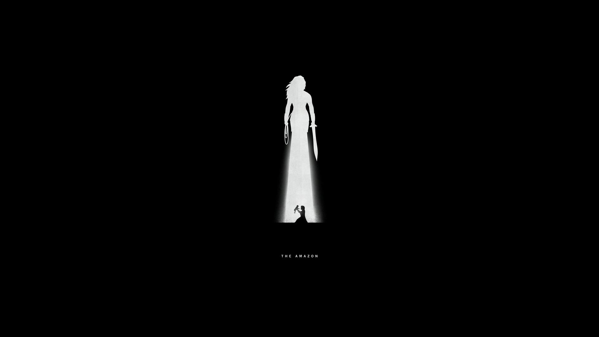 1920x1080 Minimalist wallpaper of superhero movies