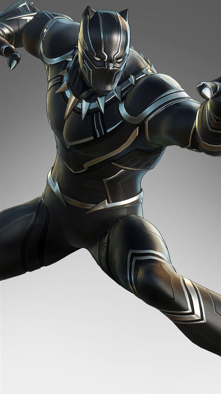 750x1334 Black Panther Marvel Ultimate Alliance 3 8K iPhone Wallpaper Free Download