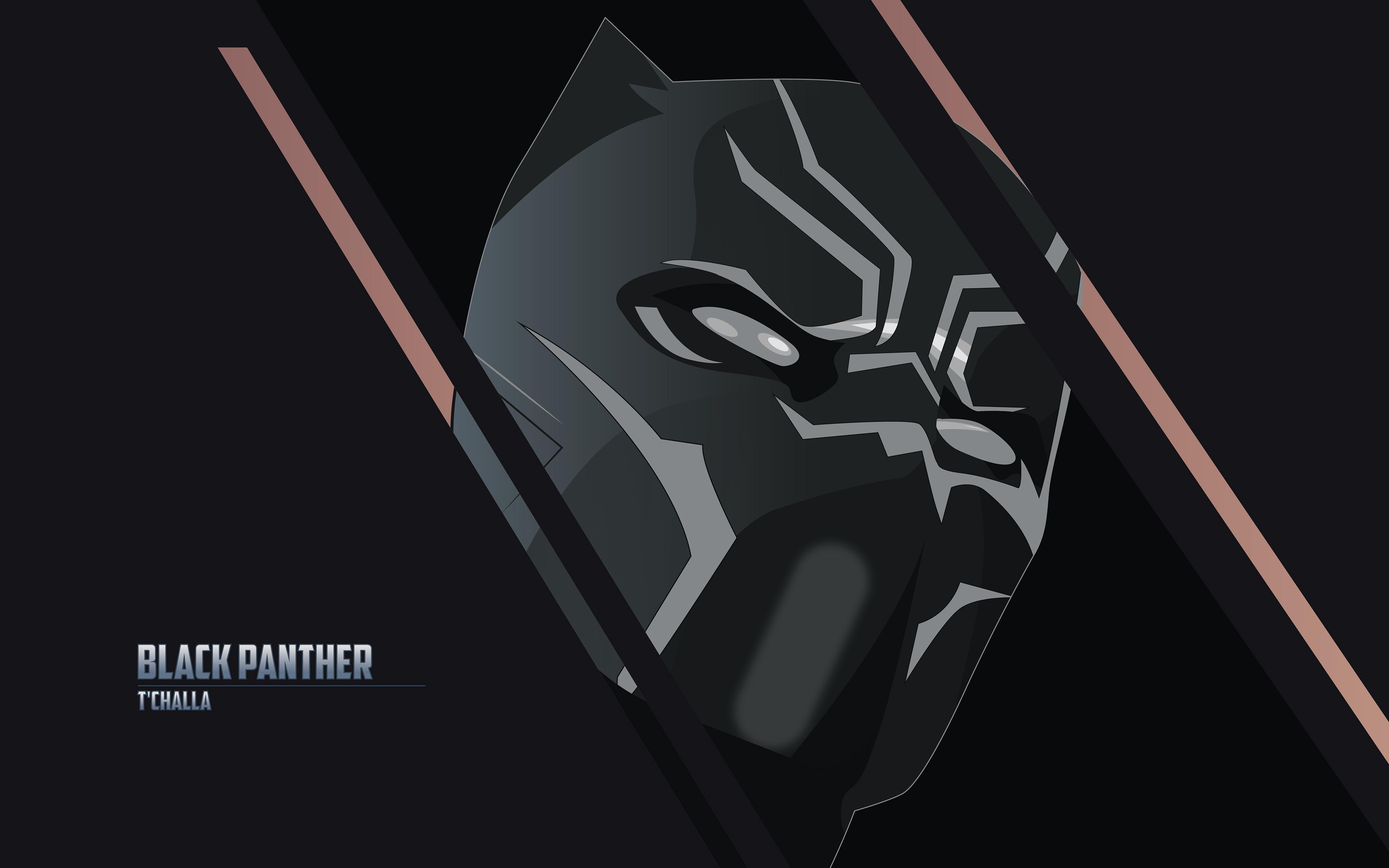 3840x2400 T'Challa The Black Panther 4K Wallpaper