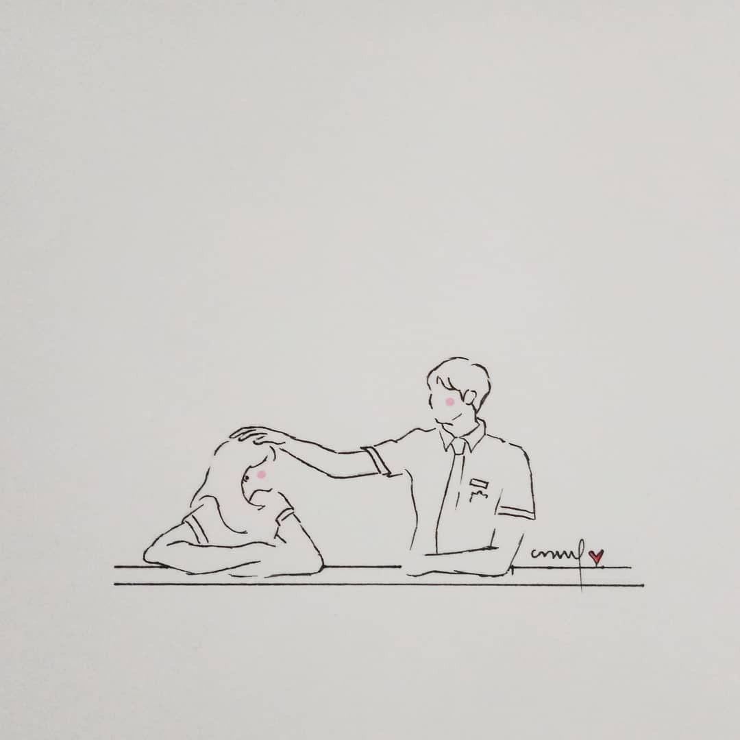 1080x1080 Minimalist Korean Wallpaper HD