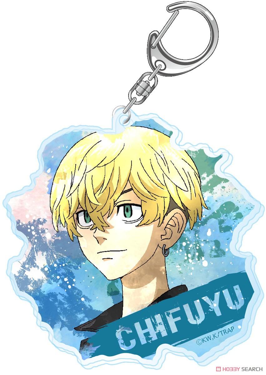 852x1200 Tokyo Revengers Wet Color Series Acrylic Key Ring Chifuyu Matsuno (Anime Toy) Item picture1