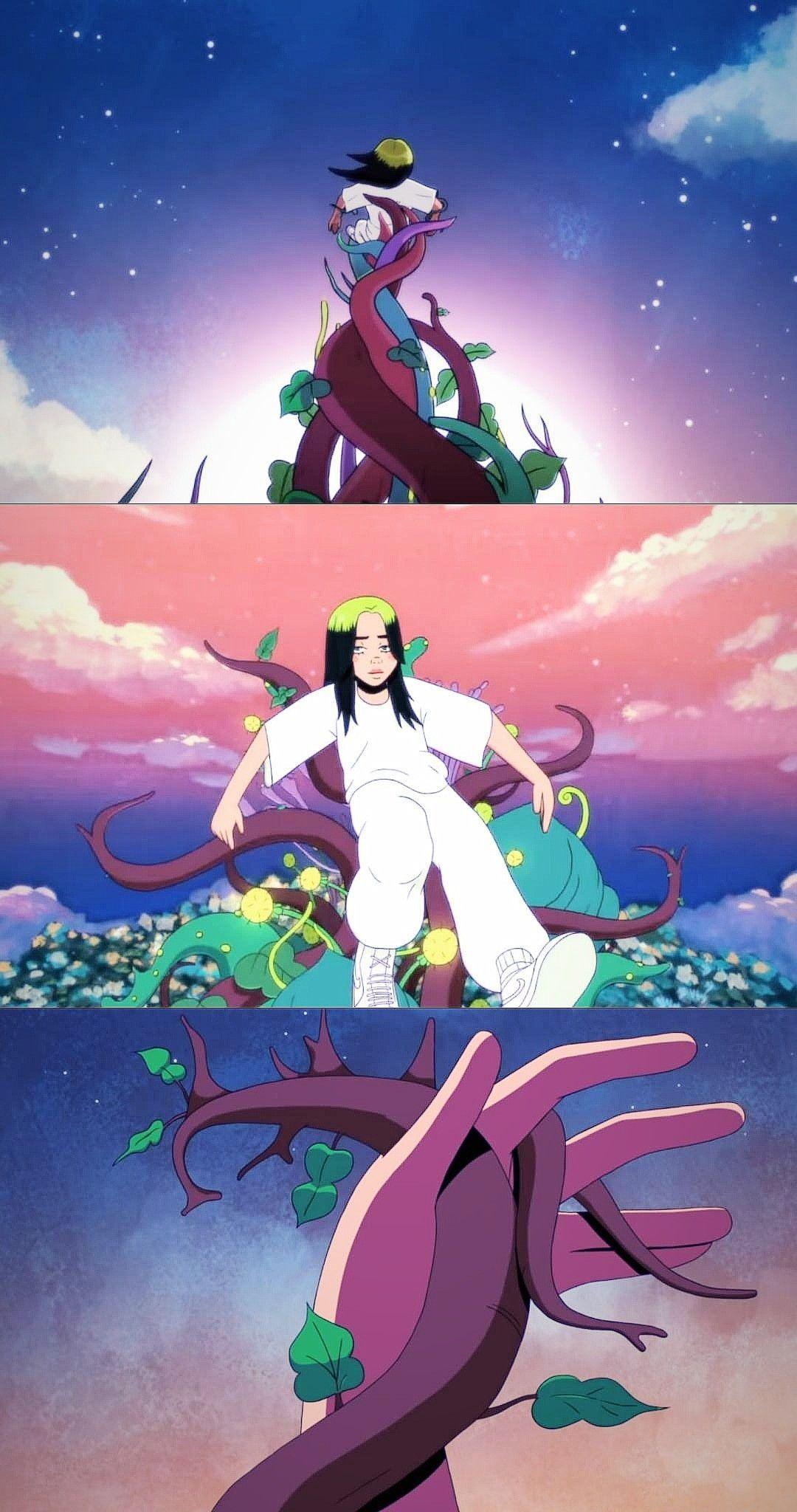 1080x2048 Billie Eilish My Future Wallpaper