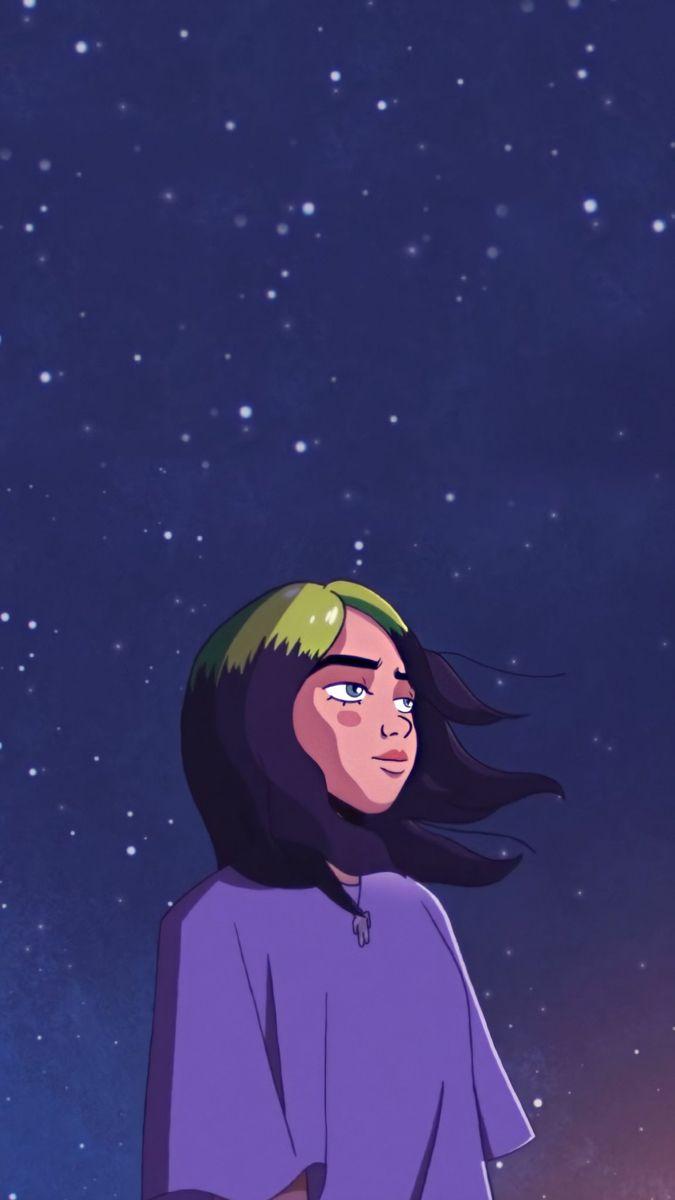 675x1200 Billie Eilish My Future Wallpaper