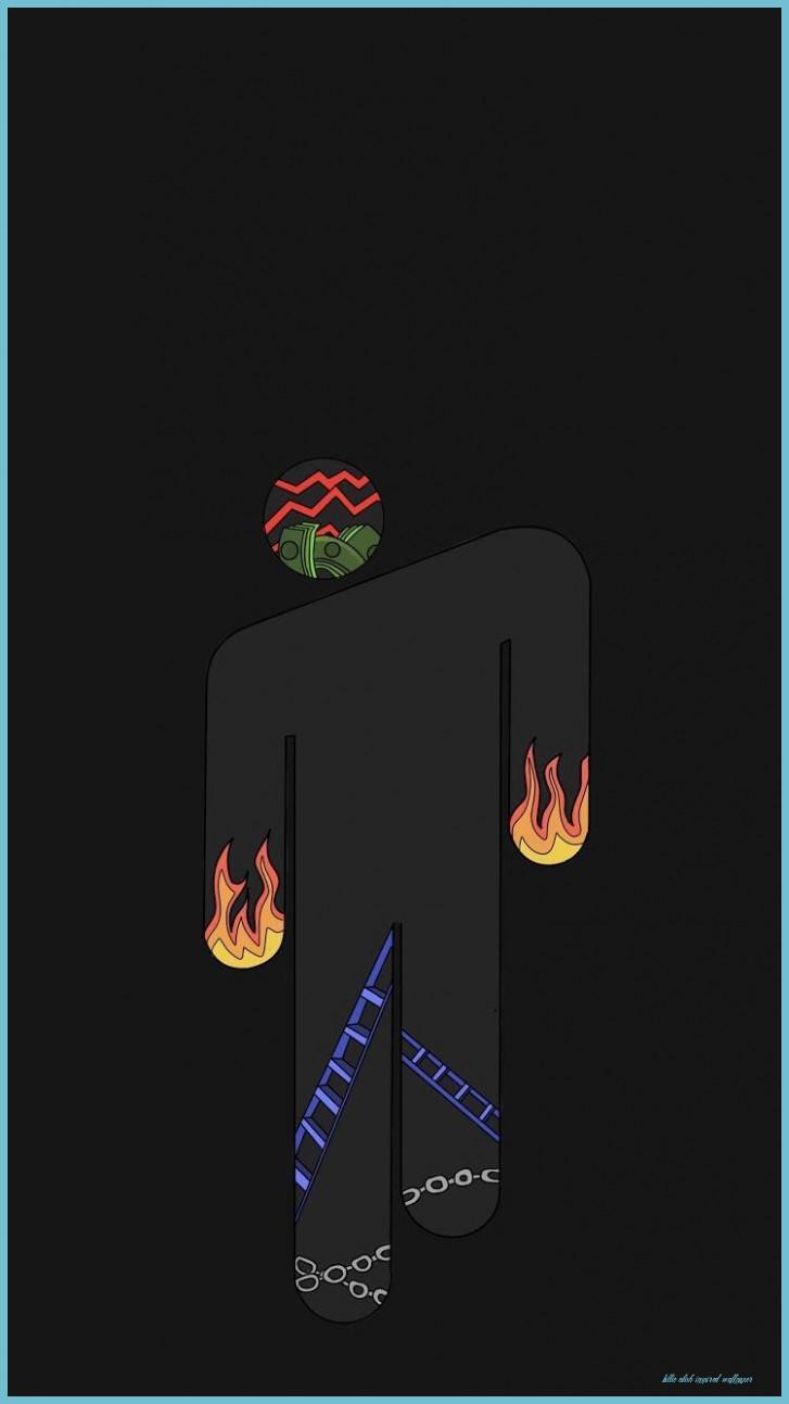 727x1293 Blohsh Wallpaper Eilish Inspired Wallpaper
