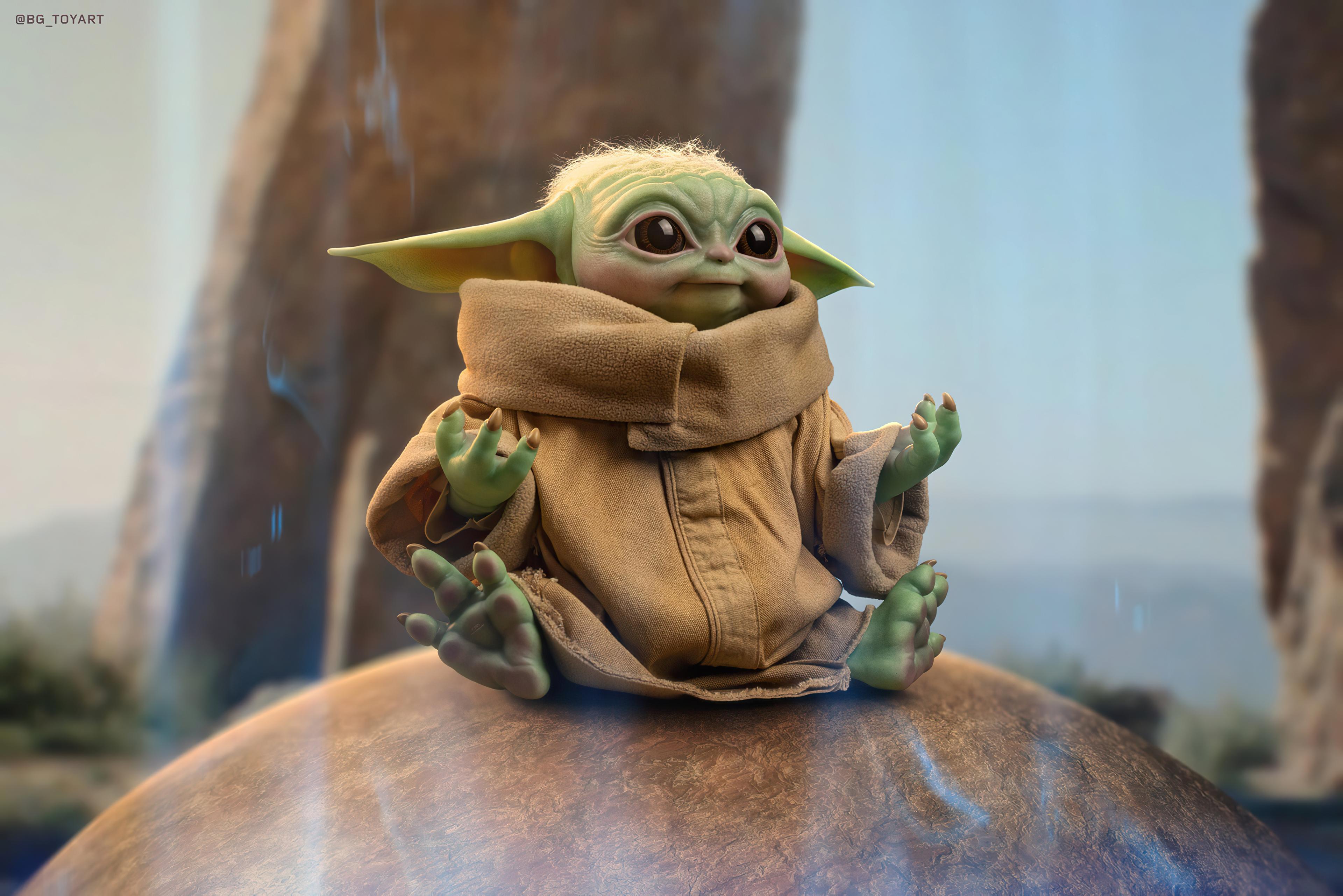 3840x2561 Baby Yoda, Grogu (Star Wars) 4k Ultra HD Wallpaper