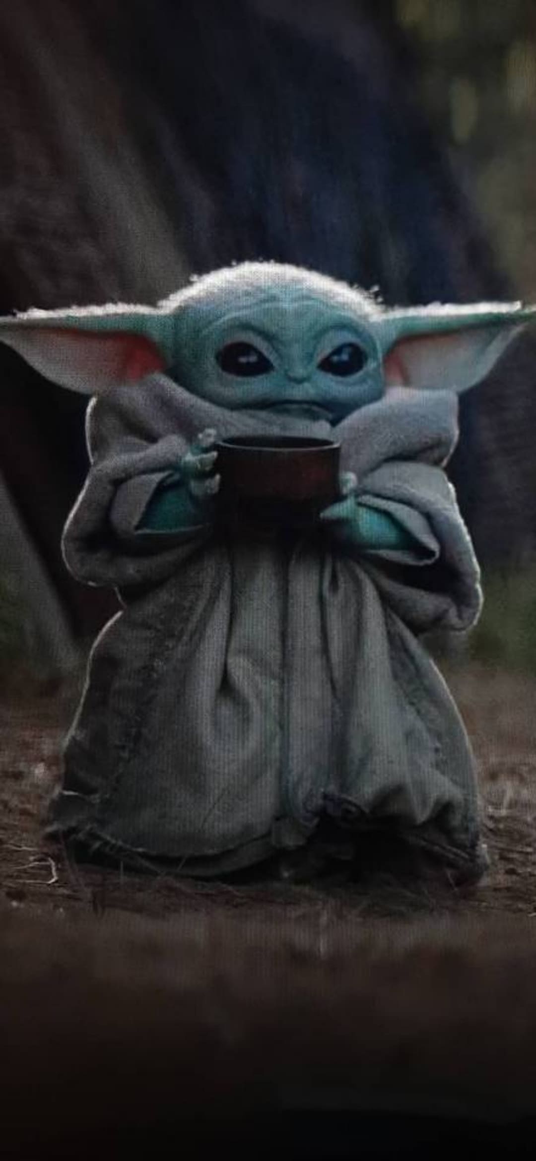 1080x2340 Baby Yoda Wallpaper