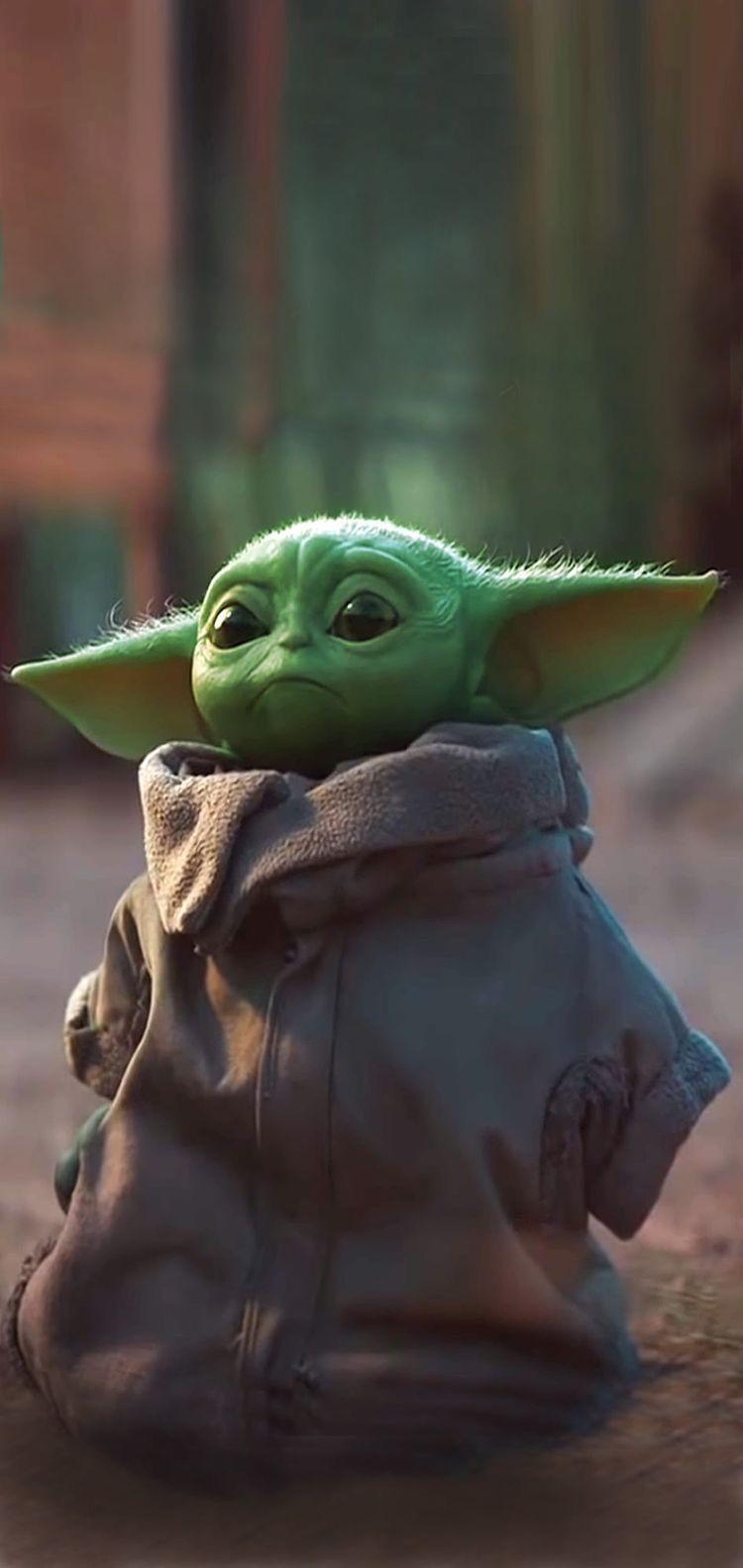 750x1583 Baby Yoda Wallpaper