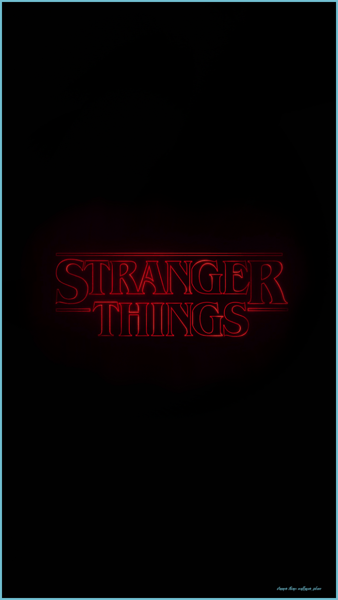 Stranger Things Logo Wallpapers - Top Free Stranger Things Logo ...